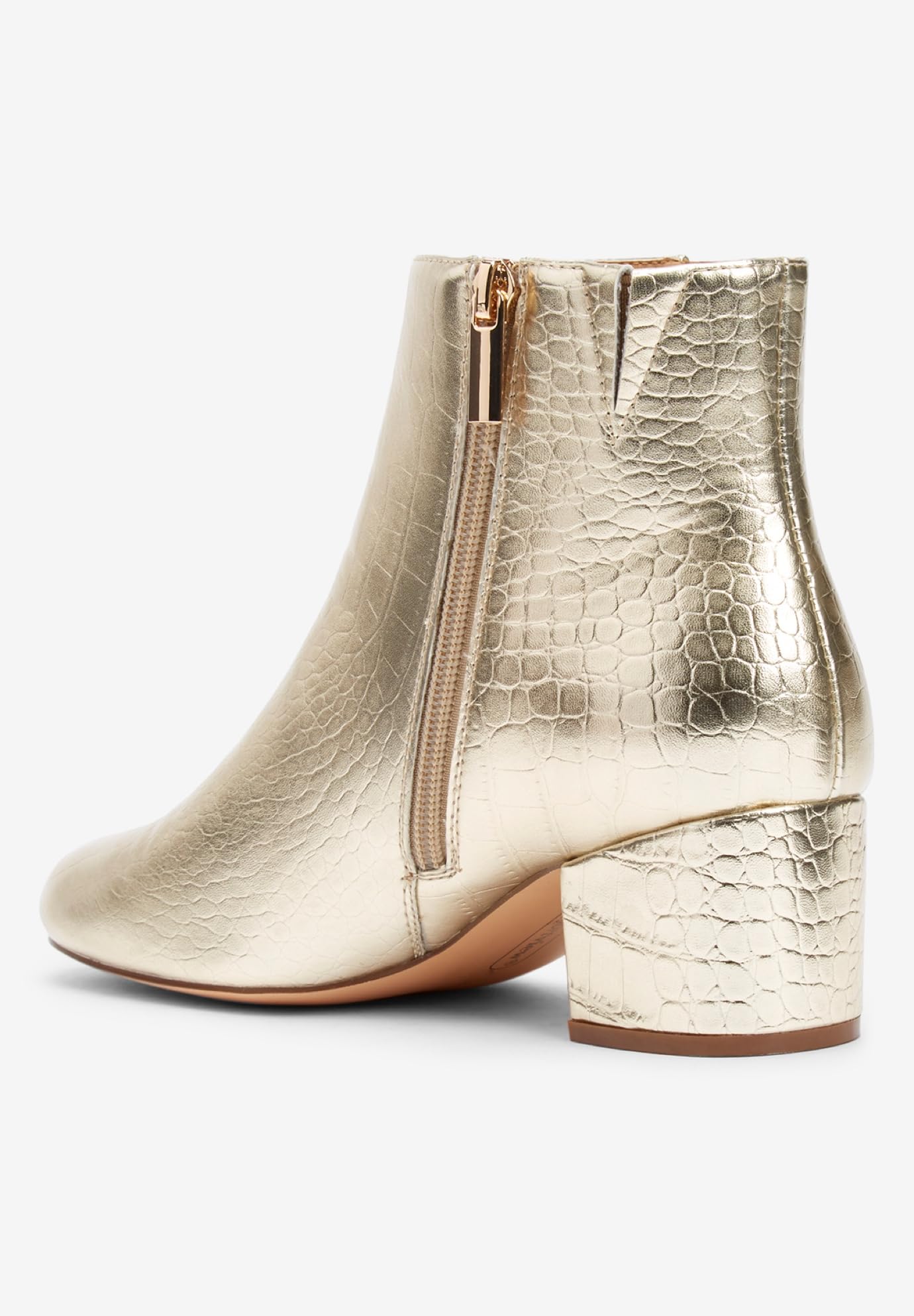 Comfortview Women's Wide Width The Sidney Booties - Stylish & Comfortable Ankle Boots for Casual Wear, Office & Fall Fashion