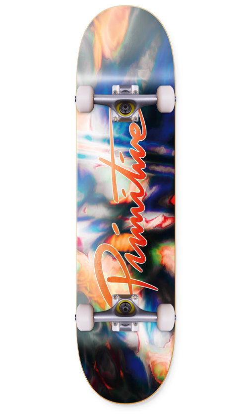 Primitive Dirty P Nuevo Melt Skateboard Deck 8.125 Inch - Perfect for Street Skating, Tricks, and Park Riding