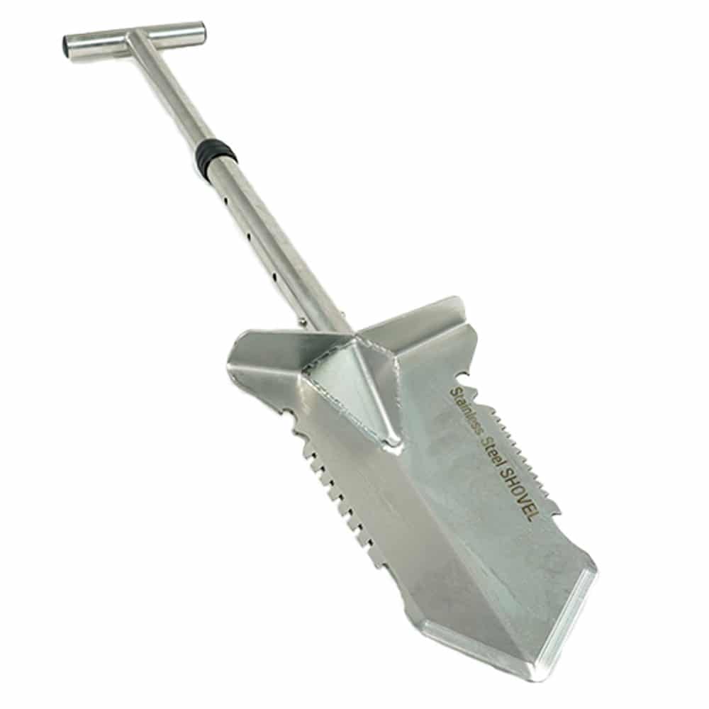 Nokta Premium Stainless Steel Shovel - Heavy Duty Digging Tool for Camping, Gardening & Outdoor Adventures