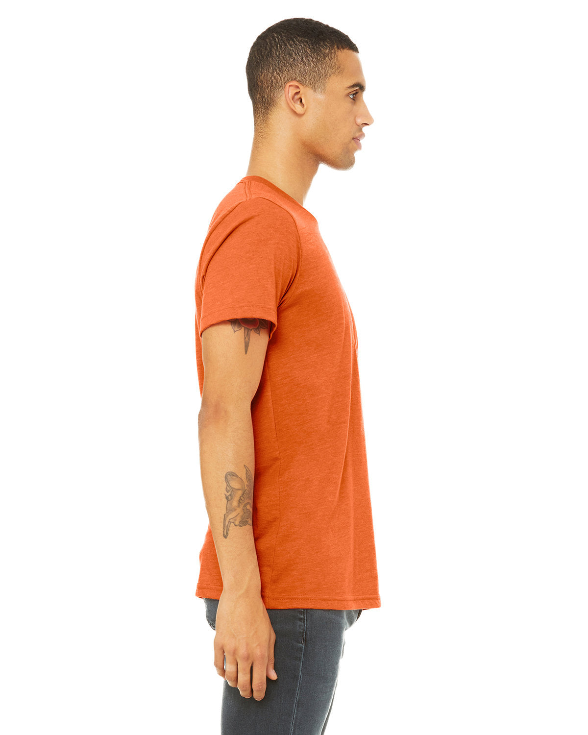 Bella + Canvas 3001CVC Unisex Heather CVC Crew Neck T-Shirt - Soft Cotton Blend for Comfort - Perfect for Casual Wear, Screen Printing & Everyday Outfits