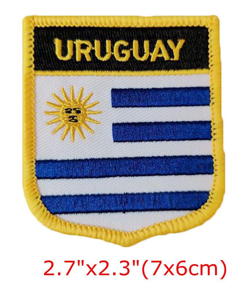 Tactical Patches for Uruguay - Custom Iron On & Sew On Military Morale Badges - Perfect for Uniforms, Backpacks & Tactical Gear