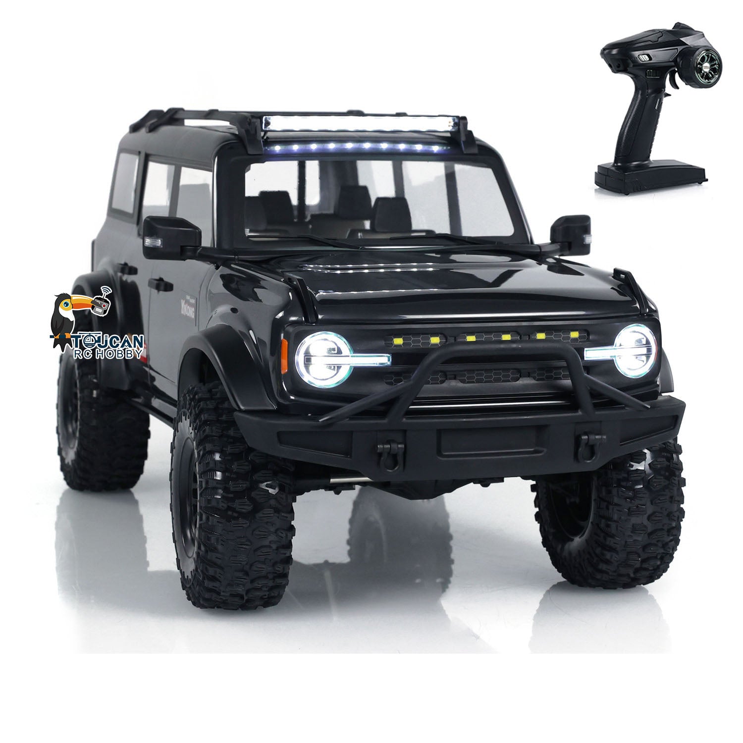YK4083 V3 1/8 Scale 4WD RC Rock Crawler Off-Road Truck with Servo Motor & ESC - Remote Control Hobby Car for Trail Climbing and Outdoor Adventure