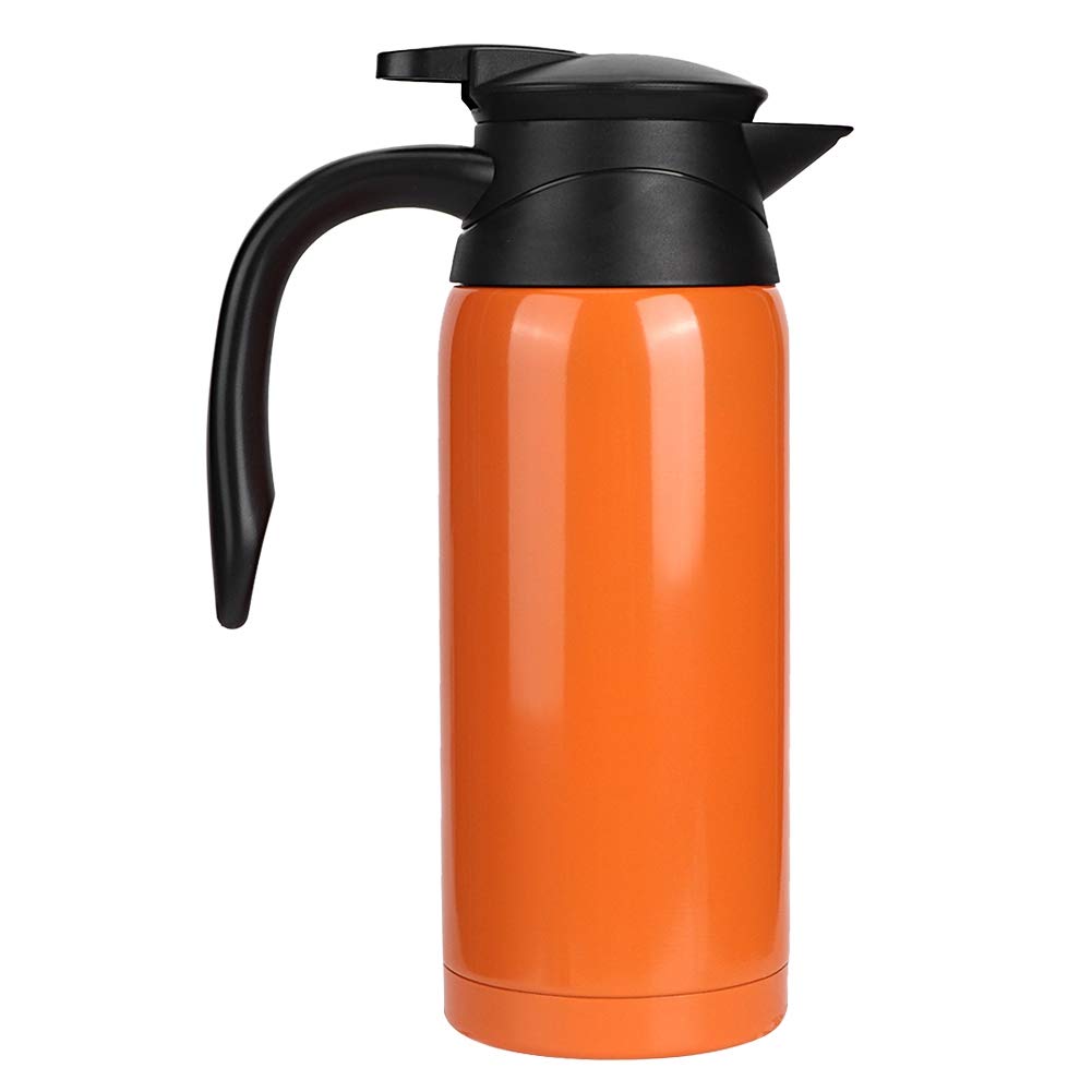 800ML 12V/24V Portable Electric Car Kettle - Auto Heating Travel Kettle for Road Trips, Camping & Outdoor Adventures - BPA-Free Safe Water Boiler for Coffee, Tea & Instant Meals