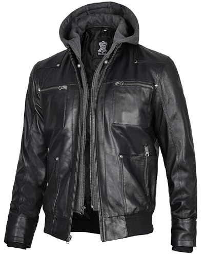 Jeffery - Black Leather Jacket Men