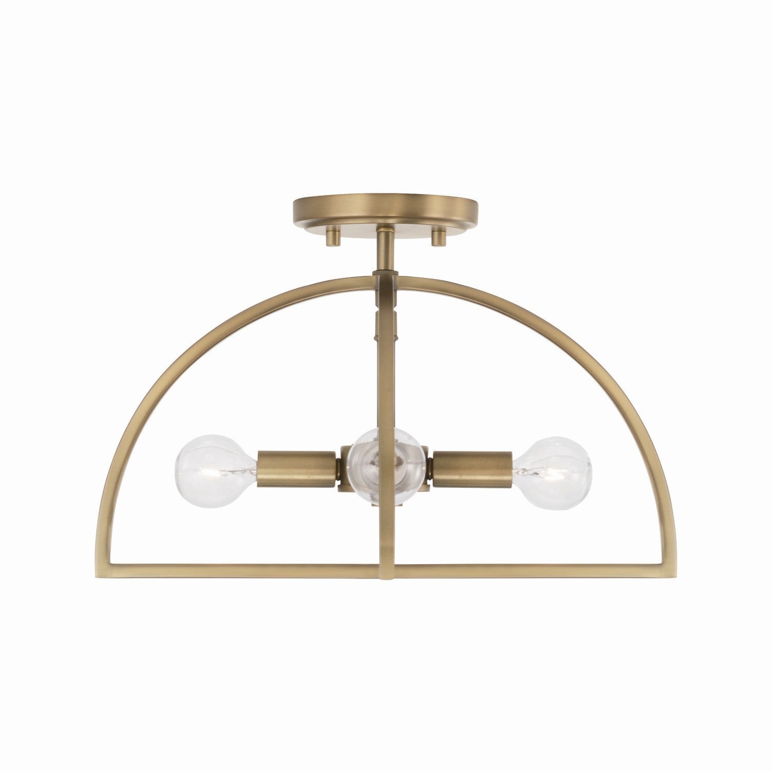 Capital Lighting 4-Light Semi Flush Mount Ceiling Fixture - Modern Indoor Lighting for Bedroom, Hallway & Kitchen | Dimmable LED Compatible