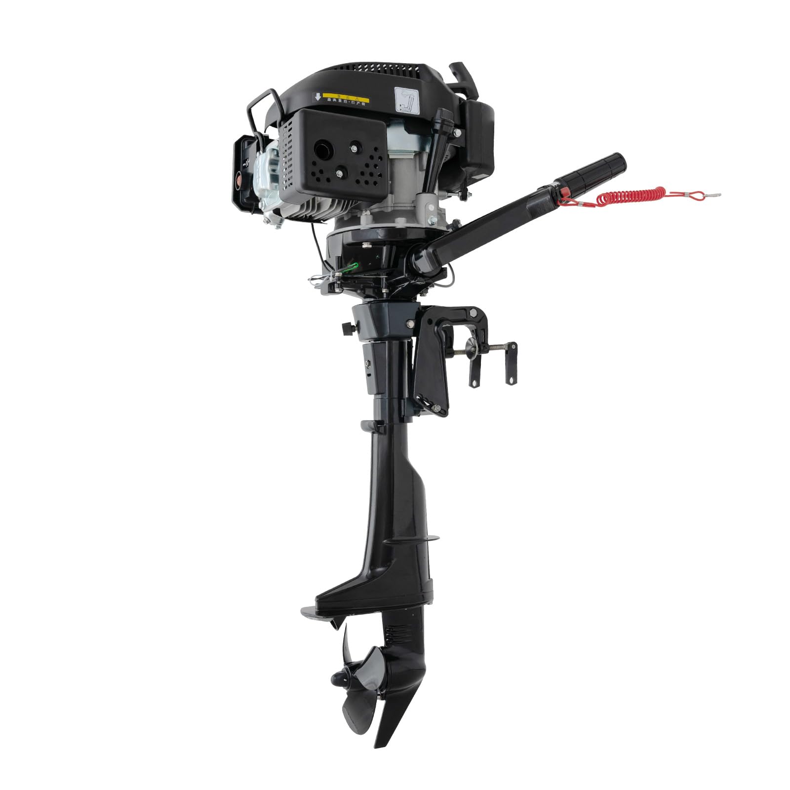6HP 4-Stroke Outboard Motor for Boats, Kayaks & Canoes - Fishing & Water Sports