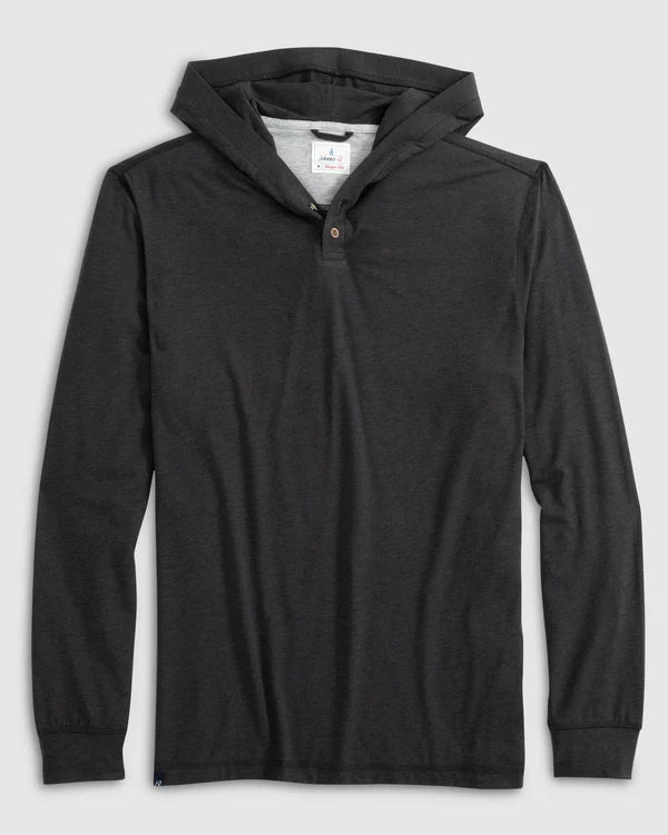 Johnnie O Solid Long Sleeve Hoodie for Men - Soft & Comfortable Pullover Sweatshirt - Perfect for Casual Wear, Outdoor Activities & Lounge Relaxation