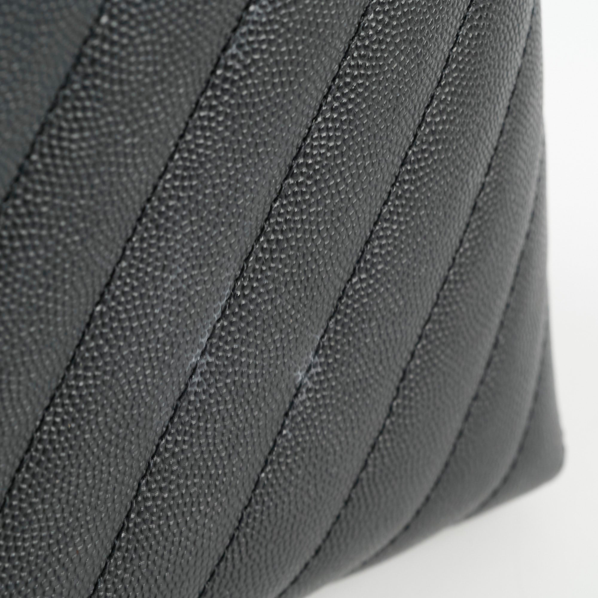 Chanel Medium Coco Handle Bag - Black Chevron Leather with Lizard Top Handle | Luxury Designer Handbag for Women, Perfect for Work, Parties & Special Occasions