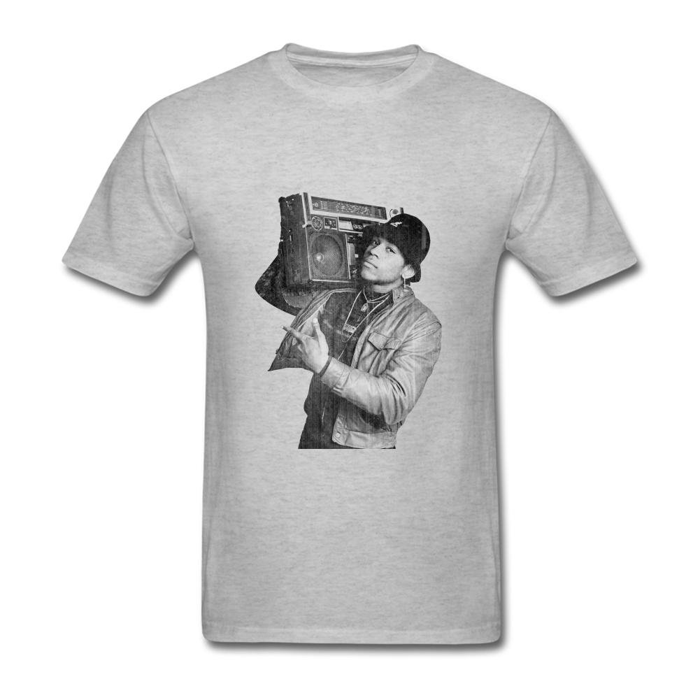 Vintage LL Cool J with Radio Photo Graphic T-Shirt for Men - Retro Hip Hop Tee for Casual Wear, Concerts & 90s Theme Parties