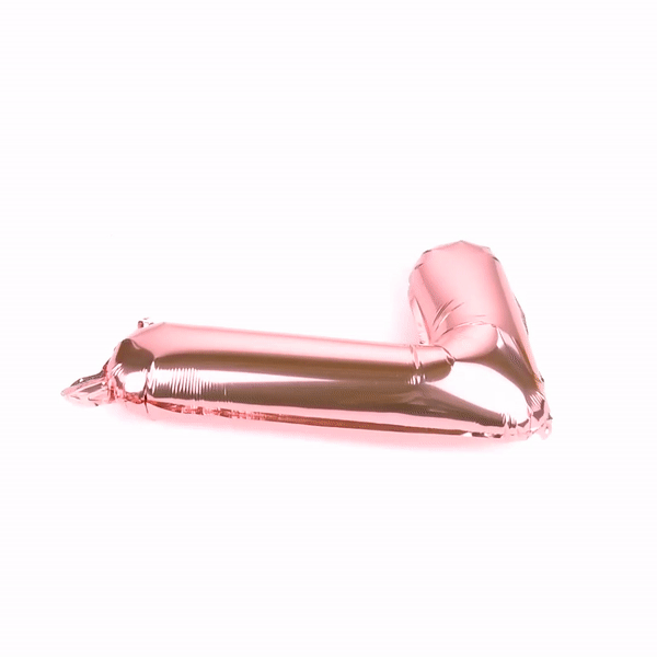 Balloonify Rose Gold Mylar Number 7 Balloon - 16 Inch Party Decoration for Birthdays, Anniversaries & Special Events (1 Count Box)