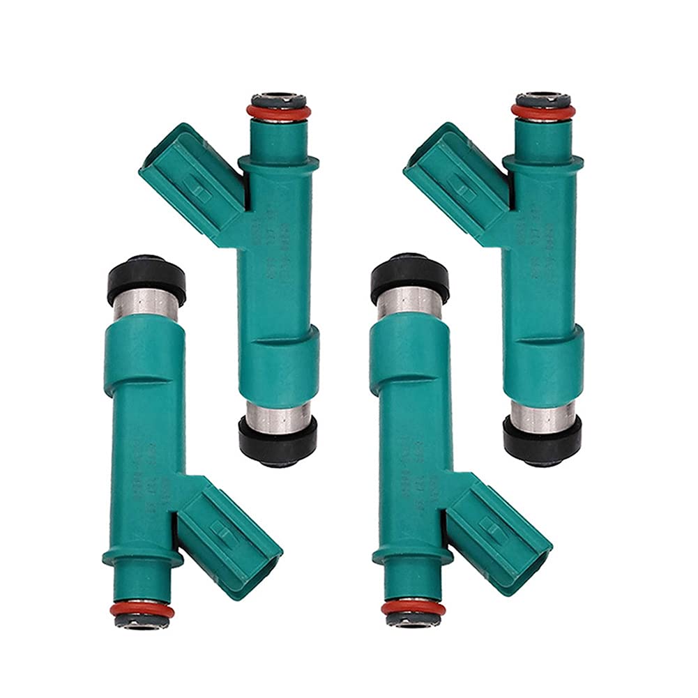 4-Piece Fuel Injector Set Compatible with Toyota Camry 2004-2009, Corolla Matrix 2009-2013, Highlander 2004-2007, RAV4 Solara 2004-2008 | Scion tC 2005-2010, xB 2008-2015 | 2.4L L4 Engine | Direct Replacement for OEM 23250-0H030 & 23250-0H060 | Improves Fuel Efficiency & Engine Performance