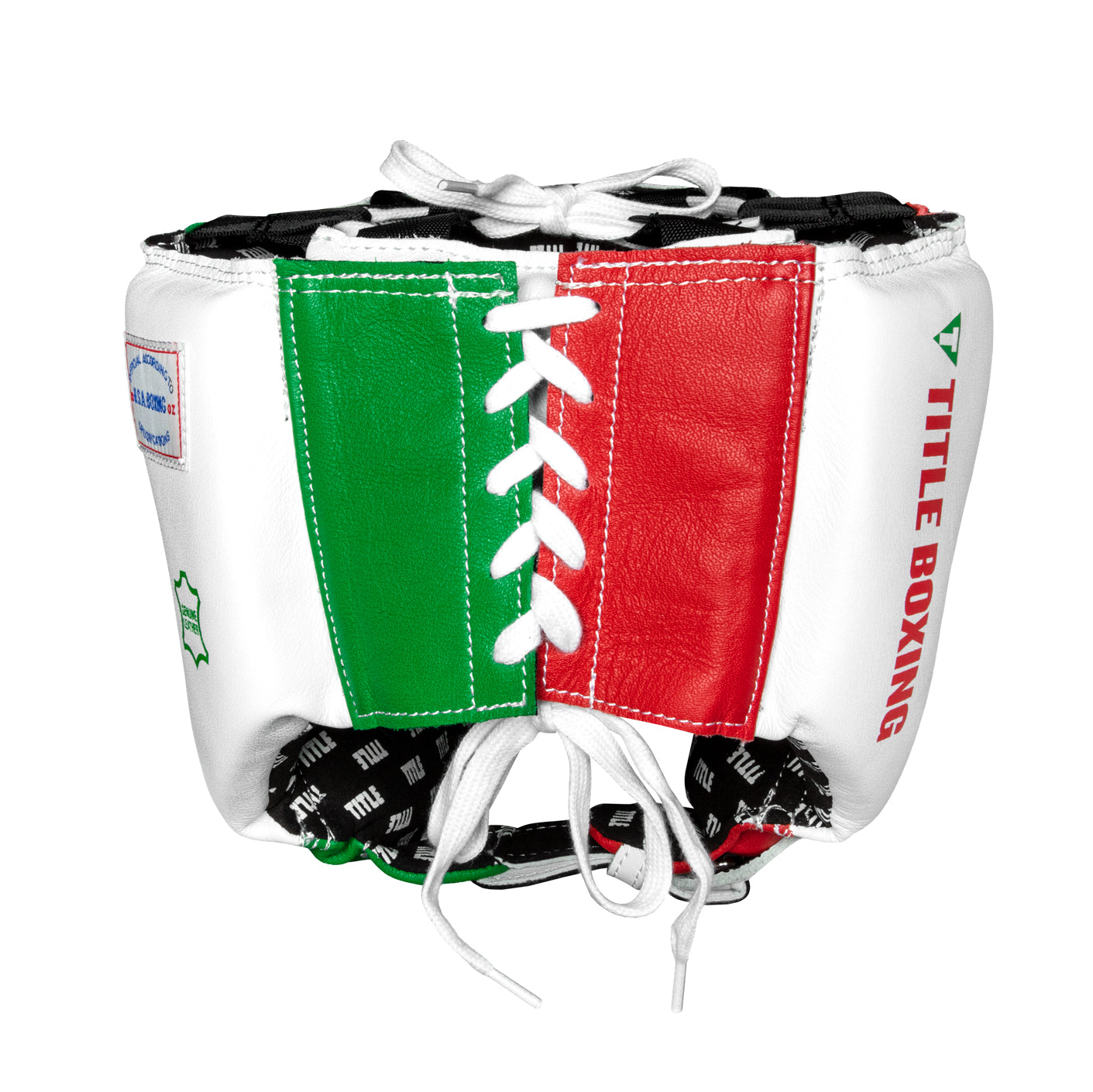 TITLE Boxing USA Competition Headgear with Cheek Protection - Premium Boxing Headgear for Sparring, Training & Amateur Fights