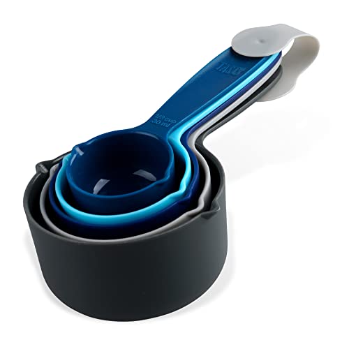 Blue Grey Measuring Cups