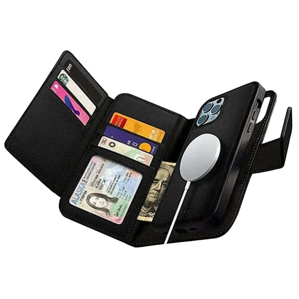 Apple iPhone 13 Pro Max Leather Wallet Case with Card Holder - Sunset Blvd Color | Slim Protective Folio Cover for Daily Use, Travel & Business