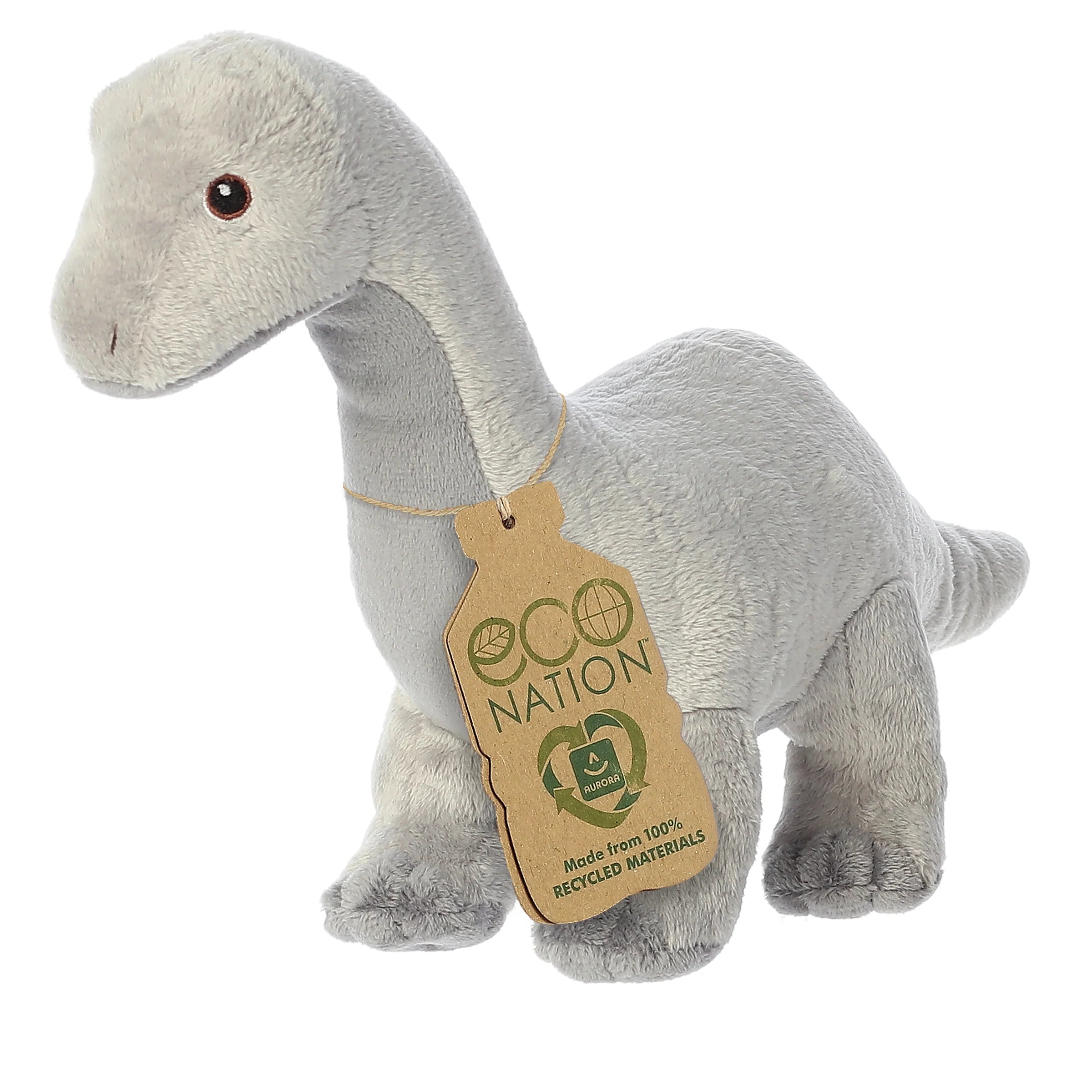 Eco Nation 13.5 Inch Brachiosaurus Dinosaur Figure - Realistic Jurassic Dinosaur Toy for Kids, Collectors & Educational Play | Perfect for Birthday Gifts, Classroom Decor & Dinosaur-Themed Parties
