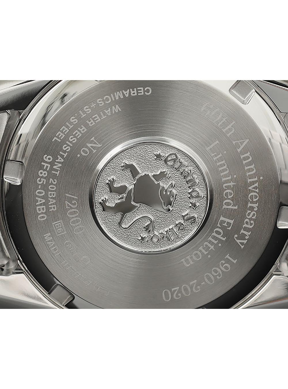 GRAND SEIKO 60TH ANNIVERSARY SBGP015 LIMITED EDITION 2000 PCS JAPAN MADE AUTOMATIC WATCH - Luxury Collectible Timepiece for Special Occasions & Watch Enthusiasts