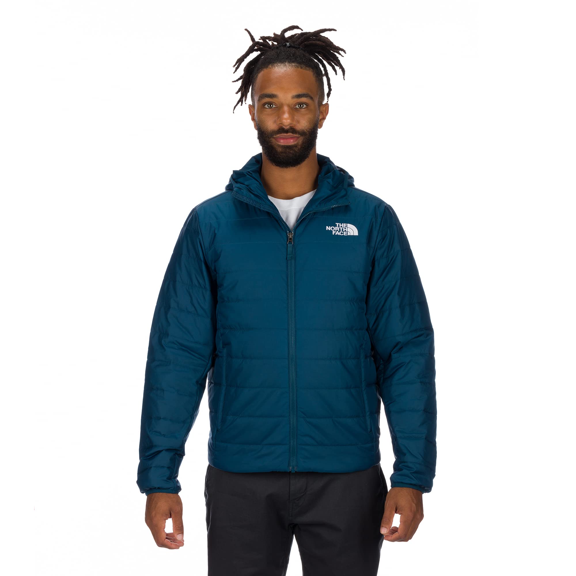 The North Face Men's Flare Insulated Hoodie - Waterproof Winter Jacket with Fleece Lining for Hiking, Camping & Outdoor Activities