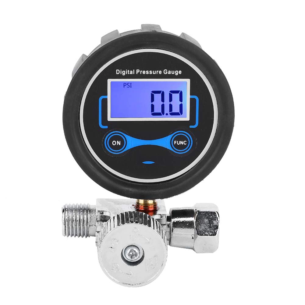 Aramox 1/4 Inch Digital Air Pressure Regulator with Gauge - Precision Pneumatic Control Valve for Spray Guns, Airbrushes & Industrial Tools - Perfect for Painting, Sandblasting & HVAC Applications