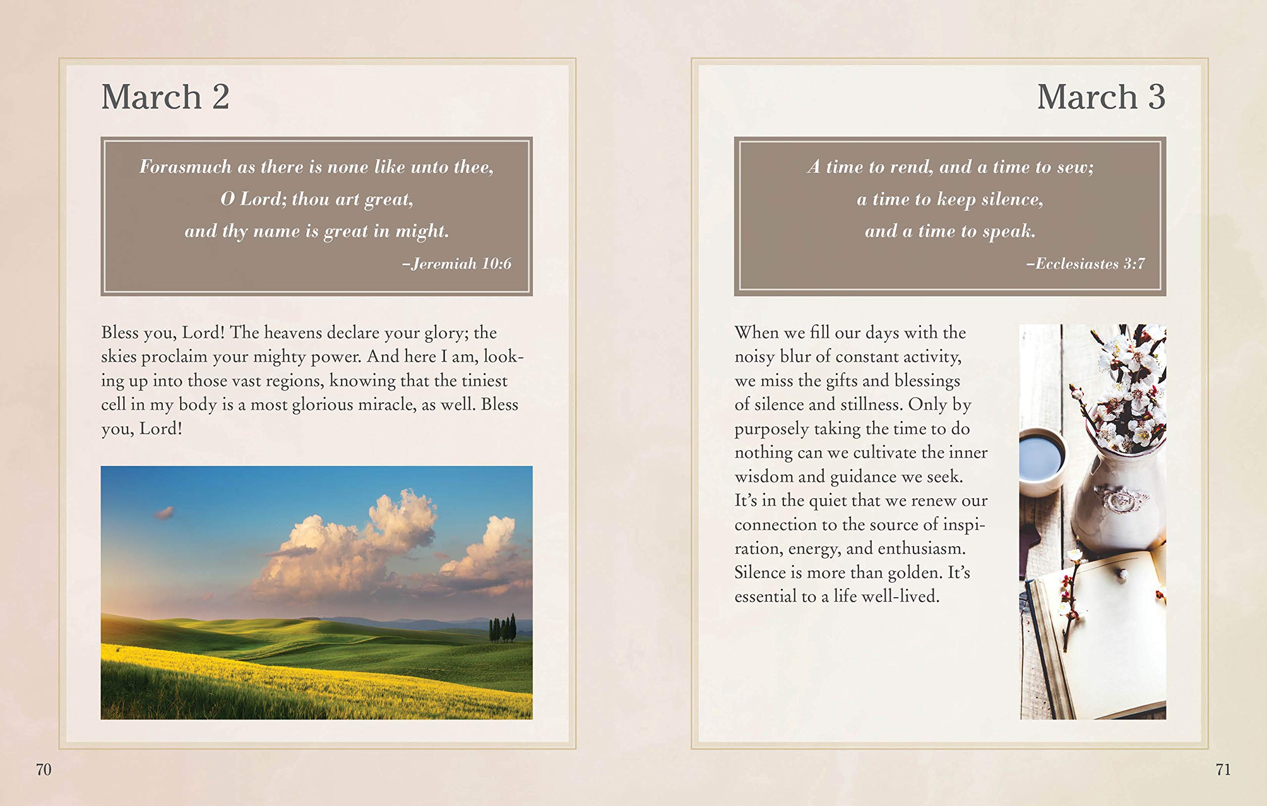 Deluxe Daily Prayer Book - A Time for Prayer | Inspirational Christian Devotional for Morning & Evening Worship
