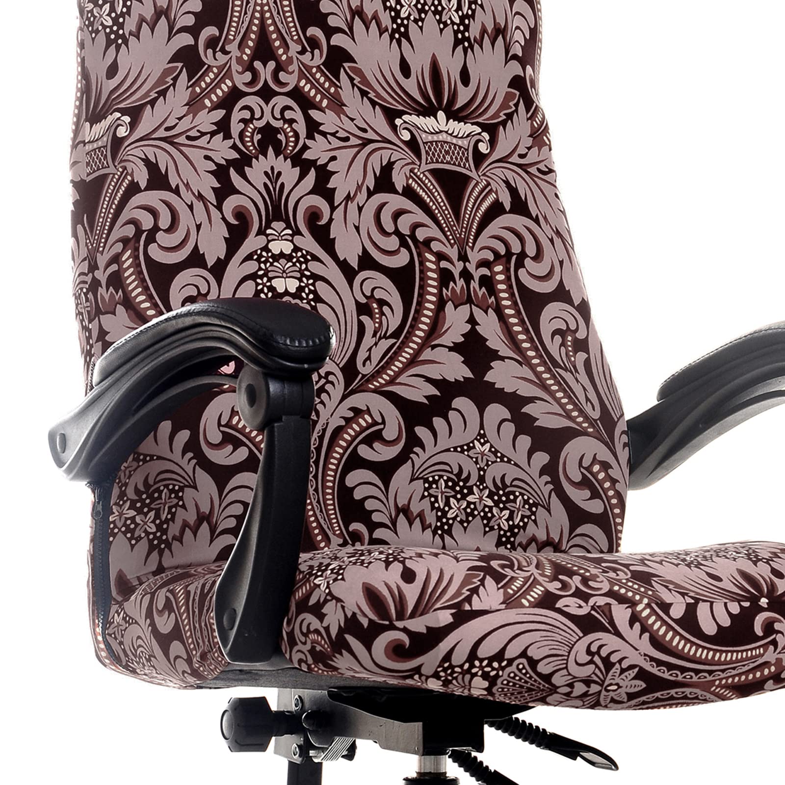 WOMACO Stretchable Office Chair Cover - Universal Computer & Boss Chair Slipcover, Modern Minimalist Design, High Back Support (Size: Medium) - Perfect for Home Office, Gaming & Conference Rooms