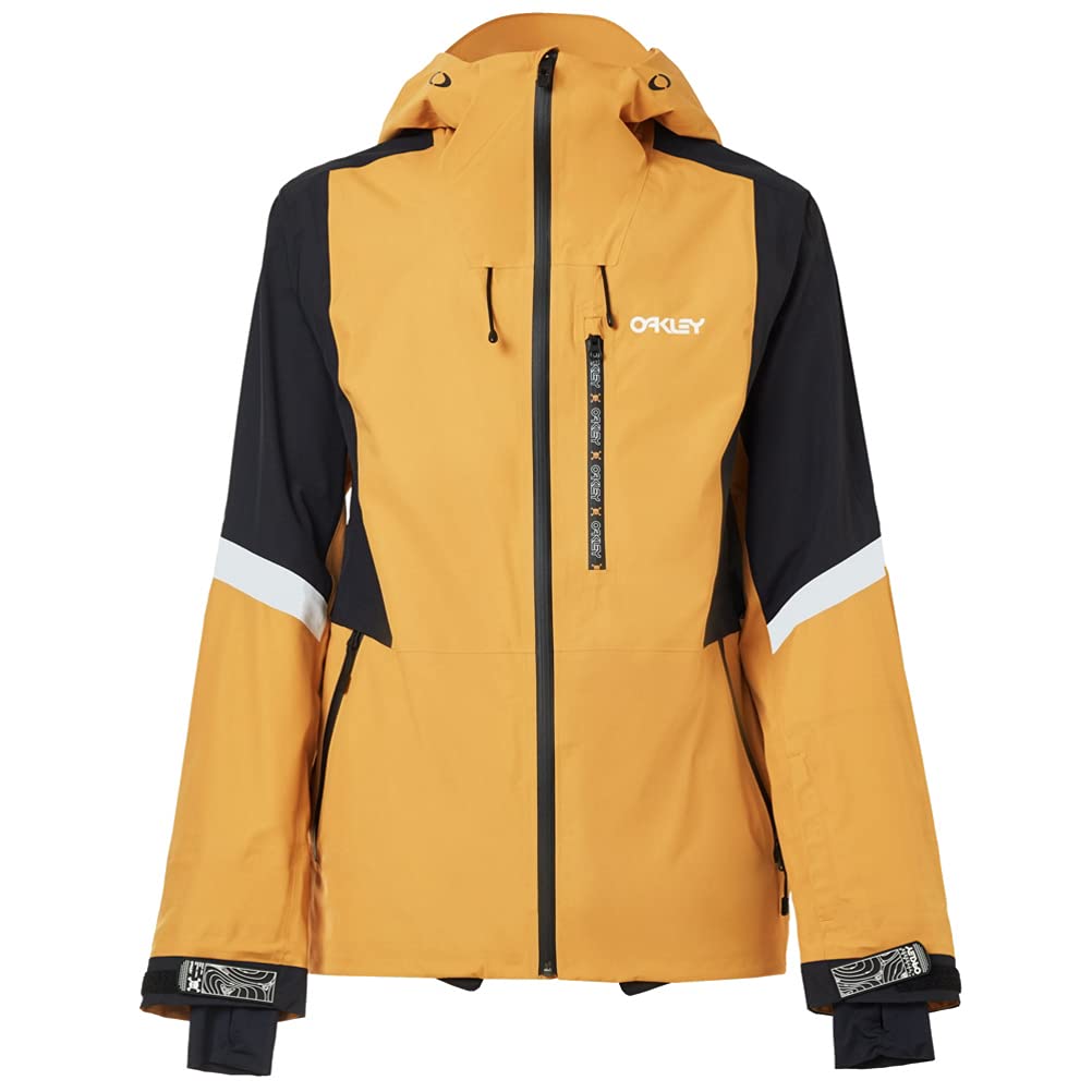 Oakley TC Gunn Shell Jacket - Waterproof Windbreaker for Men & Women | Gold Yellow Outdoor Jacket for Hiking, Running & Cycling