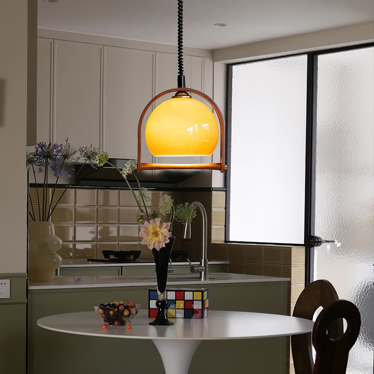 Levitation Dijkstra Pendant Lamp - Modern Hanging Light Fixture for Living Room, Kitchen, Dining Room & Bedroom | Energy Efficient LED Ceiling Light with Adjustable Height