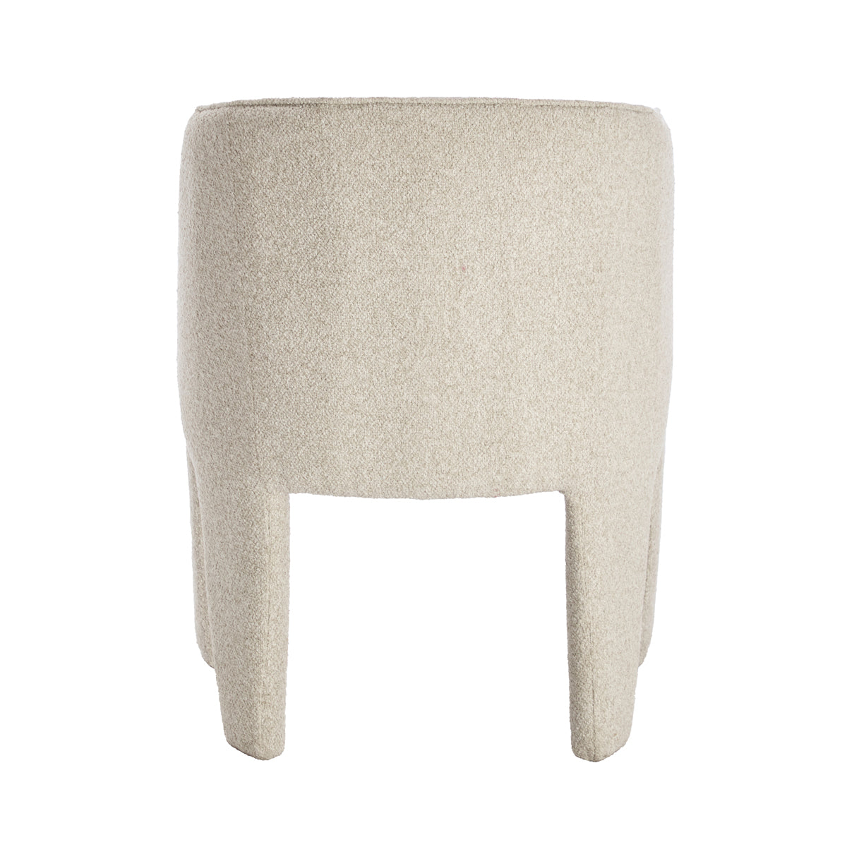 Burton Boucle Fabric Dining Arm Chair - Modern Upholstered Accent Chair for Kitchen, Dining Room & Office - Comfortable & Stylish Seating Solution