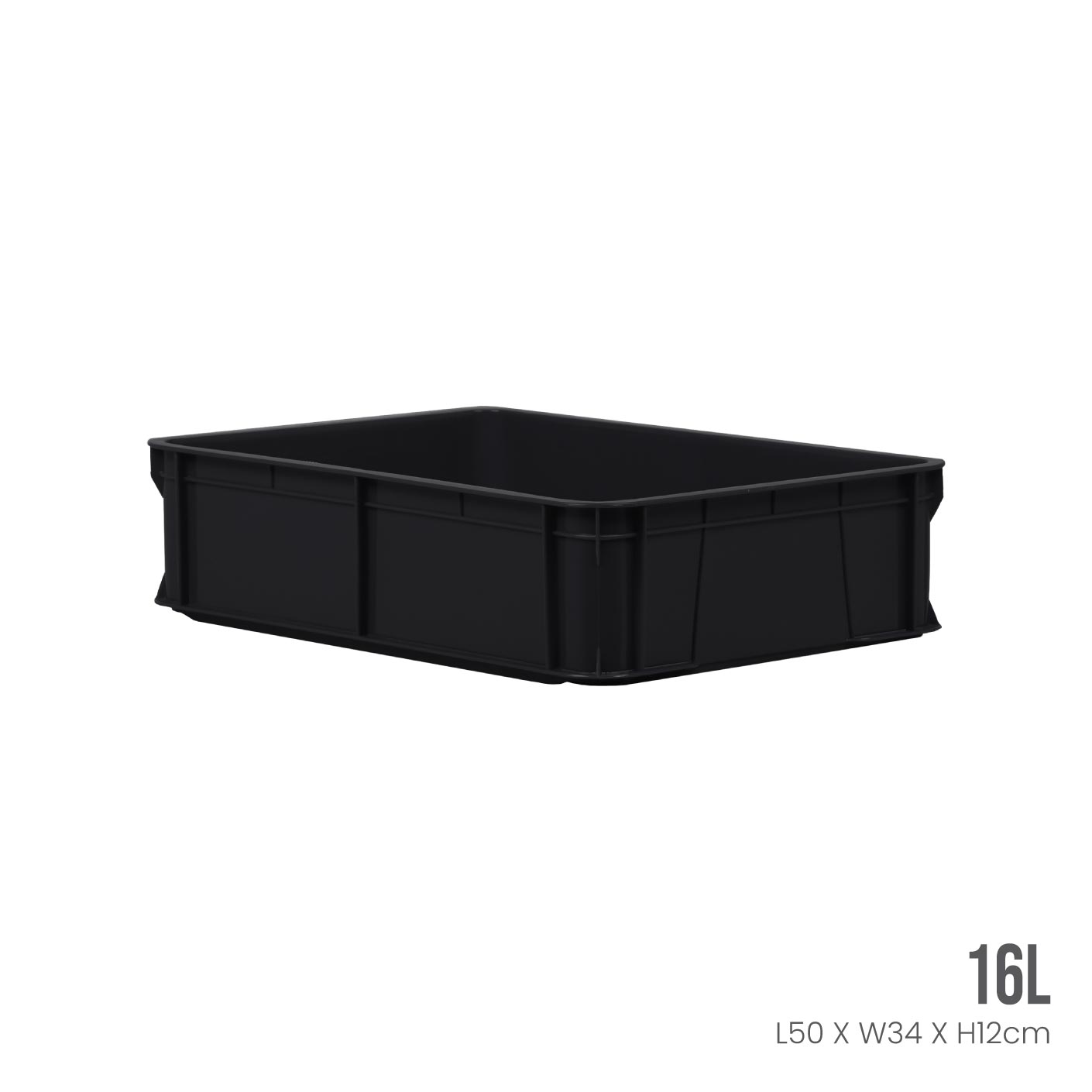 Heavy Duty Industrial Tray - Durable Plastic Storage Organizer (ID4625) for Workshop, Garage & Warehouse Organization