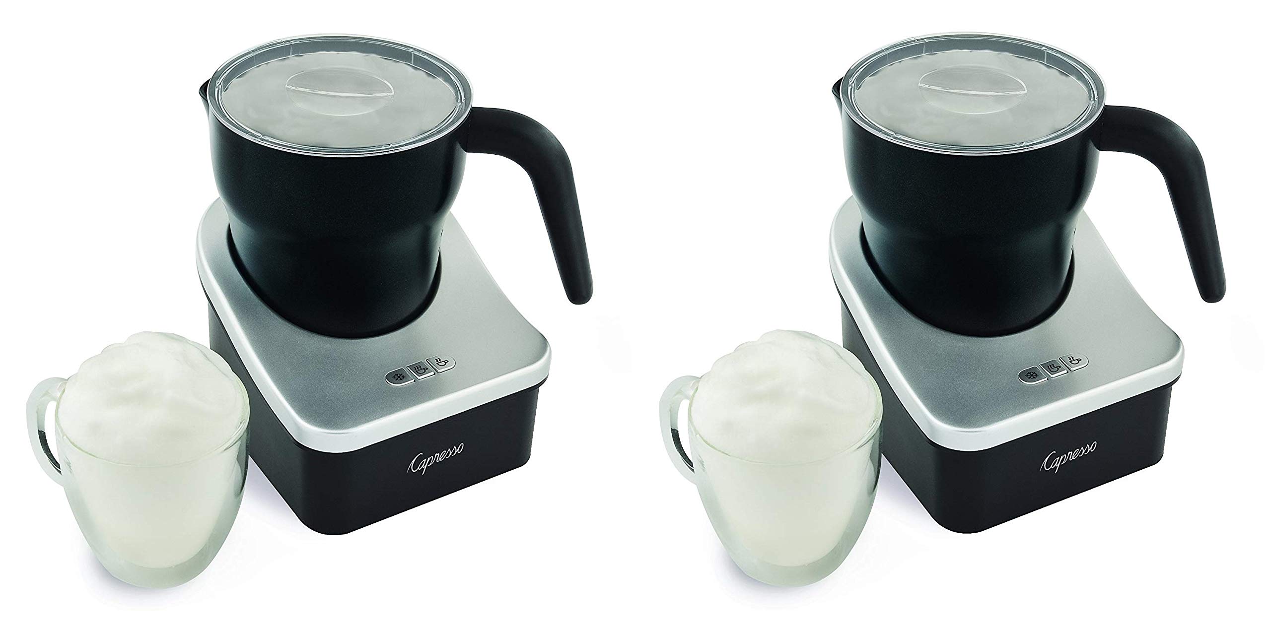 Capresso 202.04 frothPRO Automatic Milk Frother & Hot Chocolate Maker - 2 Pack for Lattes, Cappuccinos & Hot Cocoa at Home or Coffee Shop