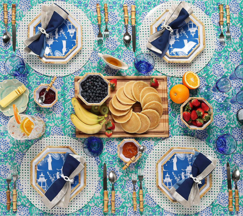 Premium Seersucker Napkins Set of 4 - Navy & Red Striped Cotton Table Linens for Summer Picnics, Outdoor Dining & Elegant Dinner Parties