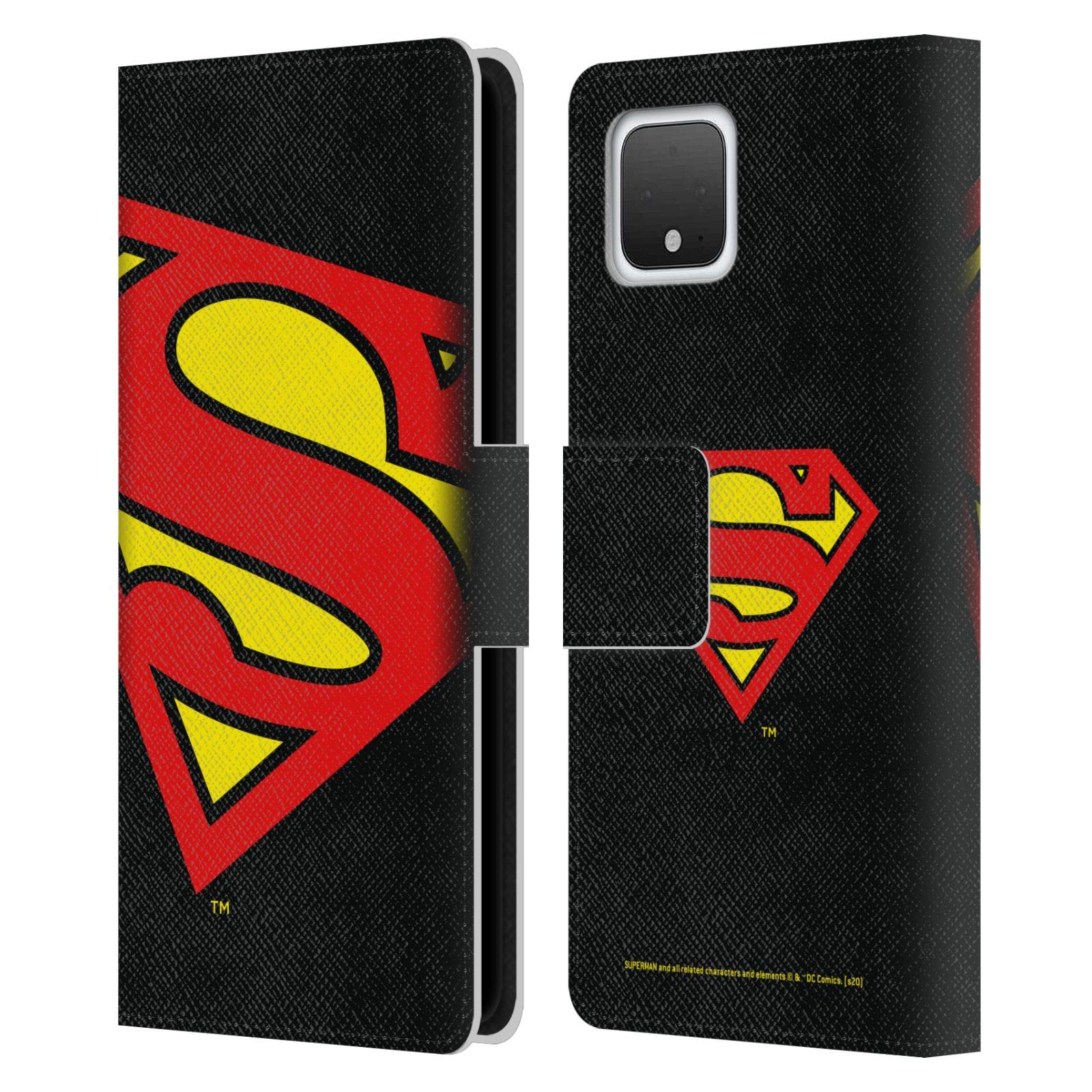 Superman DC Comics Leather Wallet Case for Google Pixel 4 | Officially Licensed | Perfect for Comic Fans & Travel
