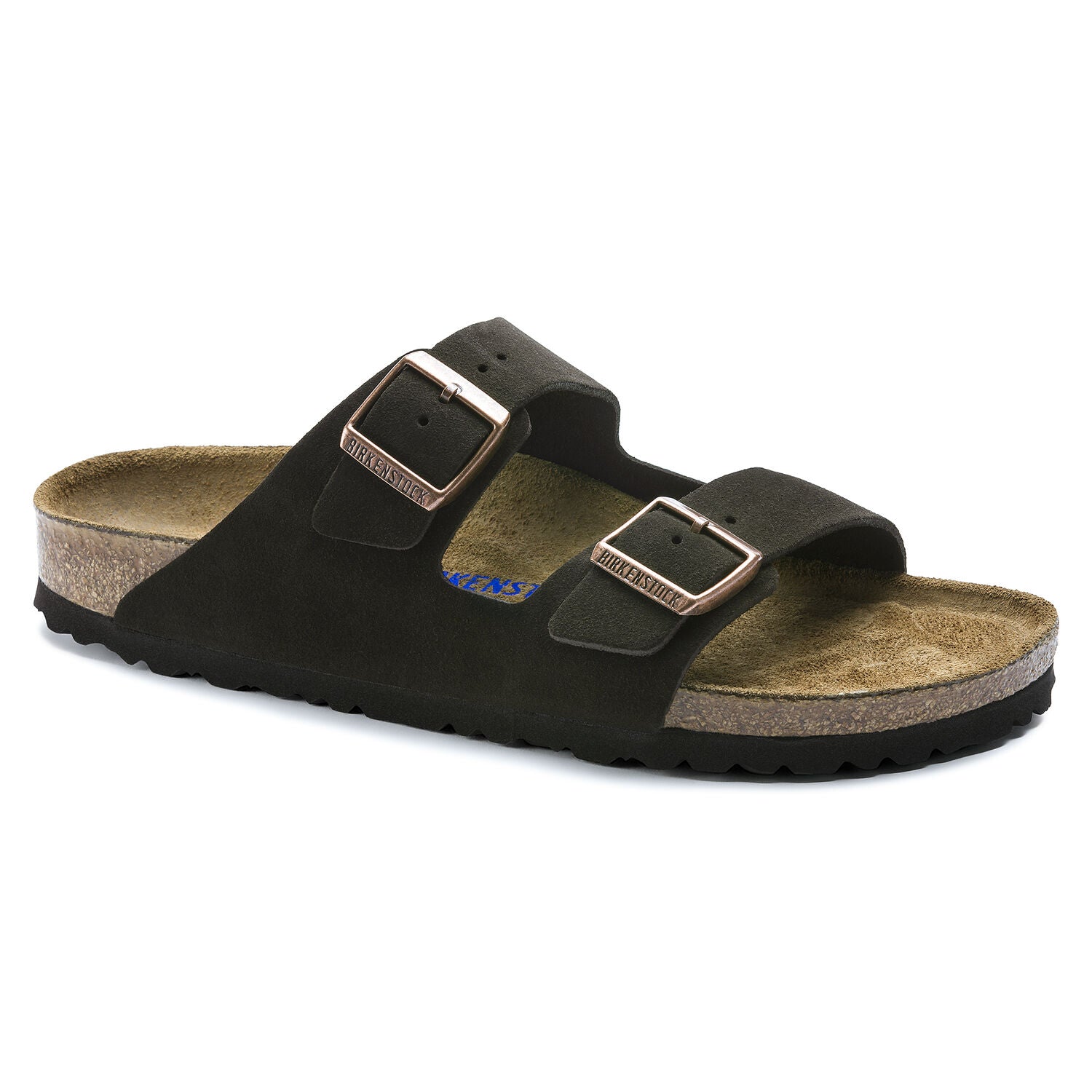 Birkenstock Arizona Suede Leather Soft Footbed Sandals for Women & Men - Comfortable Mocha Brown Casual Walking Shoes for Beach, Travel & Everyday Wear