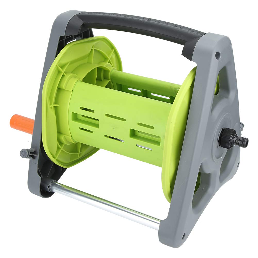 Heavy Duty Garden Hose Reel Organizer - Wall Mount or Freestanding Water Pipe Storage Rack for Home, Yard, Farm - Perfect for Lawn Care, Car Washing & Outdoor Watering
