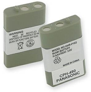 Panasonic HHR-P103 Rechargeable Battery Pack for Cordless Phones - Long Lasting Power for Home & Office Use