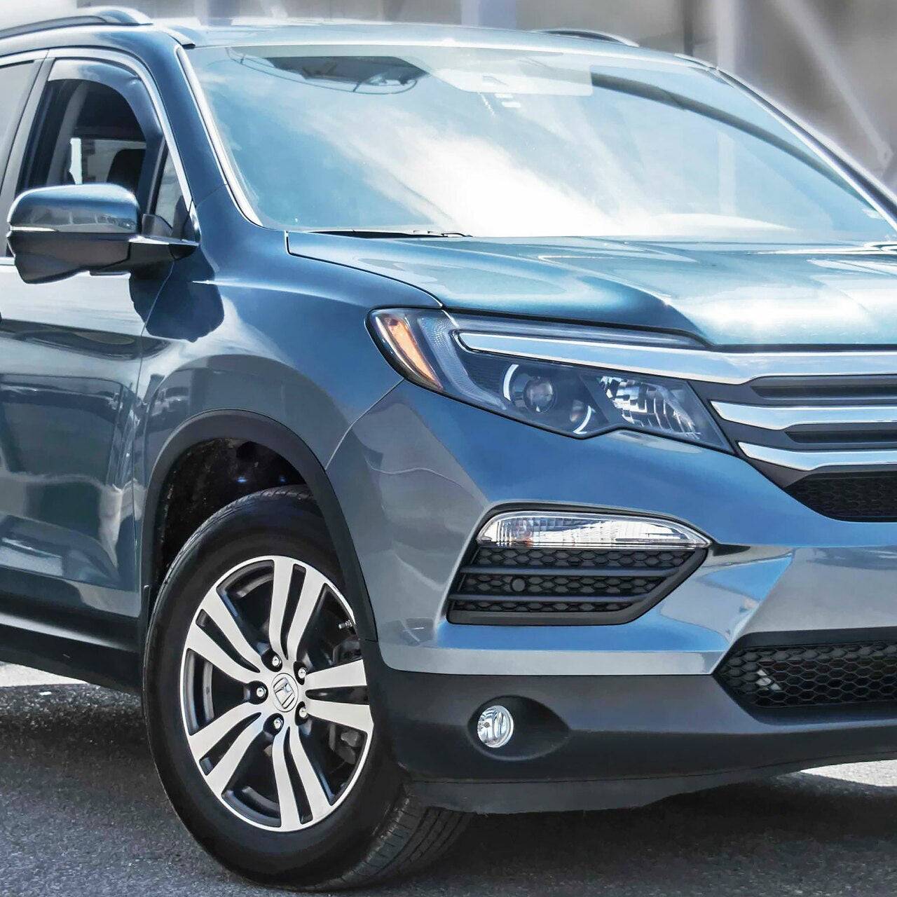 2016-2018 Honda Pilot Fog Lights - Chrome Housing with Clear Lens - Durable Replacement Fog Lights for Enhanced Night Driving Visibility - Perfect for Off-Road, Rainy & Foggy Conditions