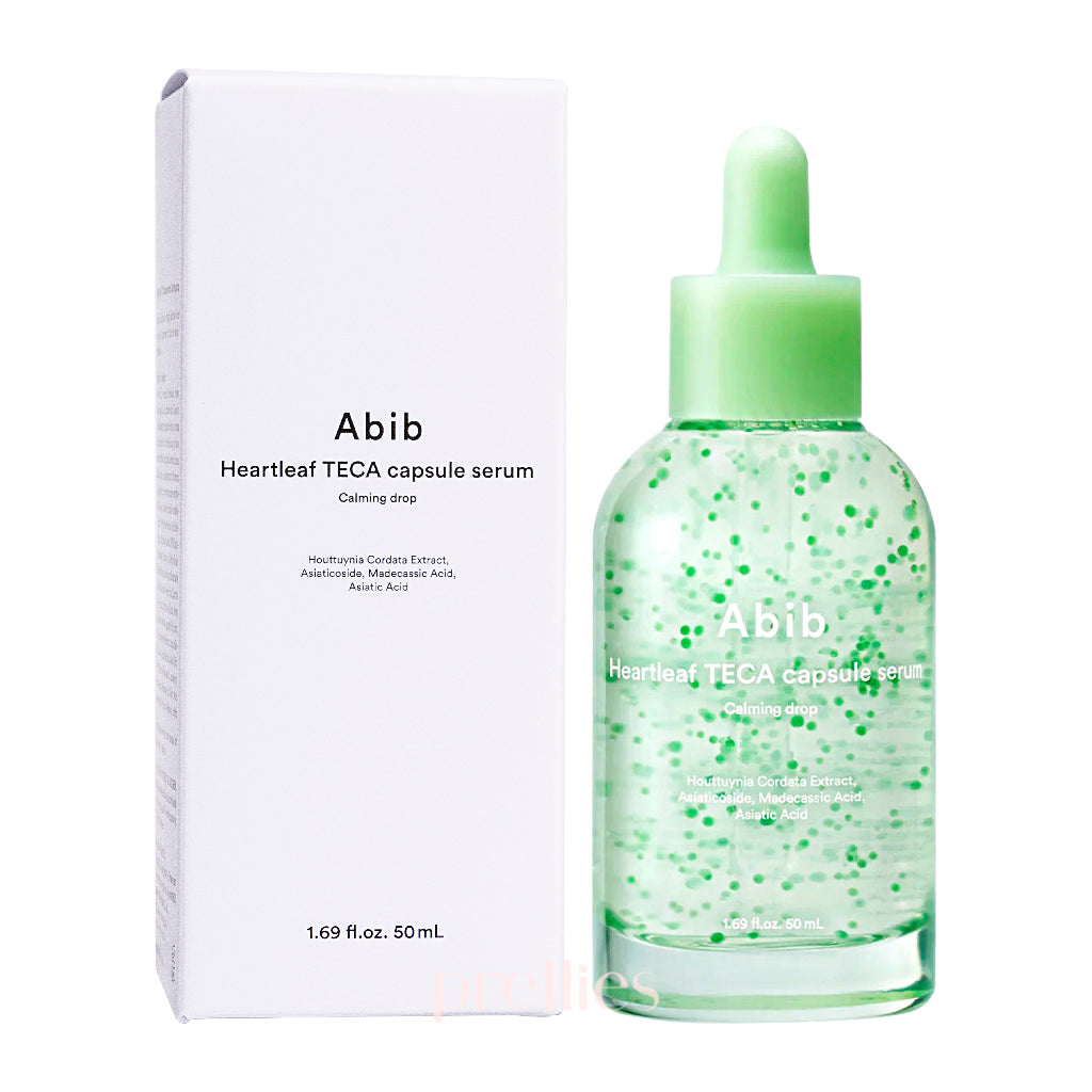 Abib Heartleaf TECA Capsule Serum 50ml - Soothing Calming Facial Drops for Sensitive Skin | Reduce Redness & Hydrate | Perfect for Daily Skincare Routine & Post-Sun Care