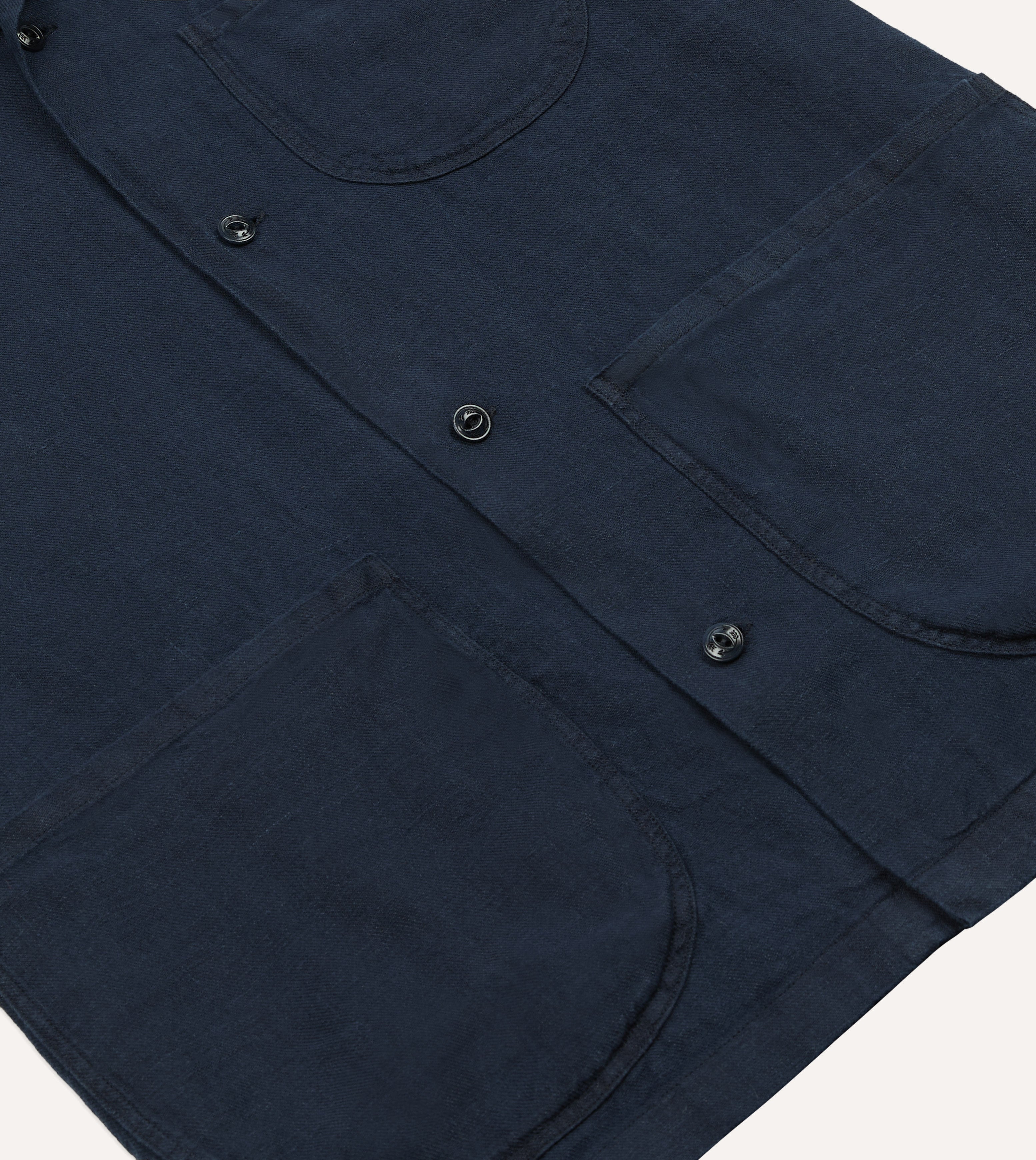 Indigo Linen Short Sleeve Safari Shirt for Men - Breathable Casual Summer Shirt for Outdoor Adventures & Travel