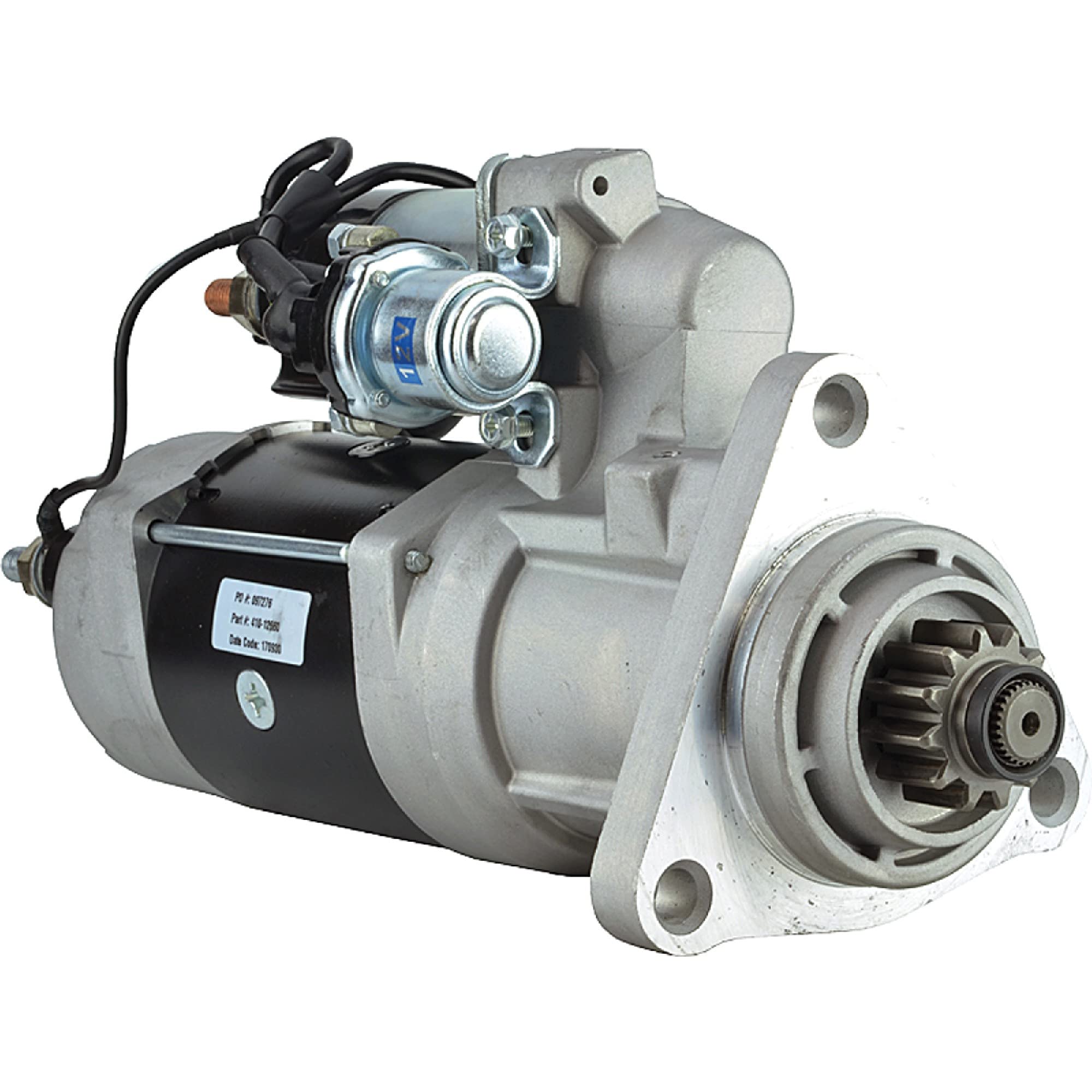 DB Electrical ROTA0319 Starter Replacement for 12 Tooth 12V 9700 - Compatible with Volvo VAH, VHA, VHD, VNL, VNM, VNX Series (Fits Models 8200572, 8200611, 8200909) - Heavy Duty Truck & Semi-Tractor Engine Starter Motor