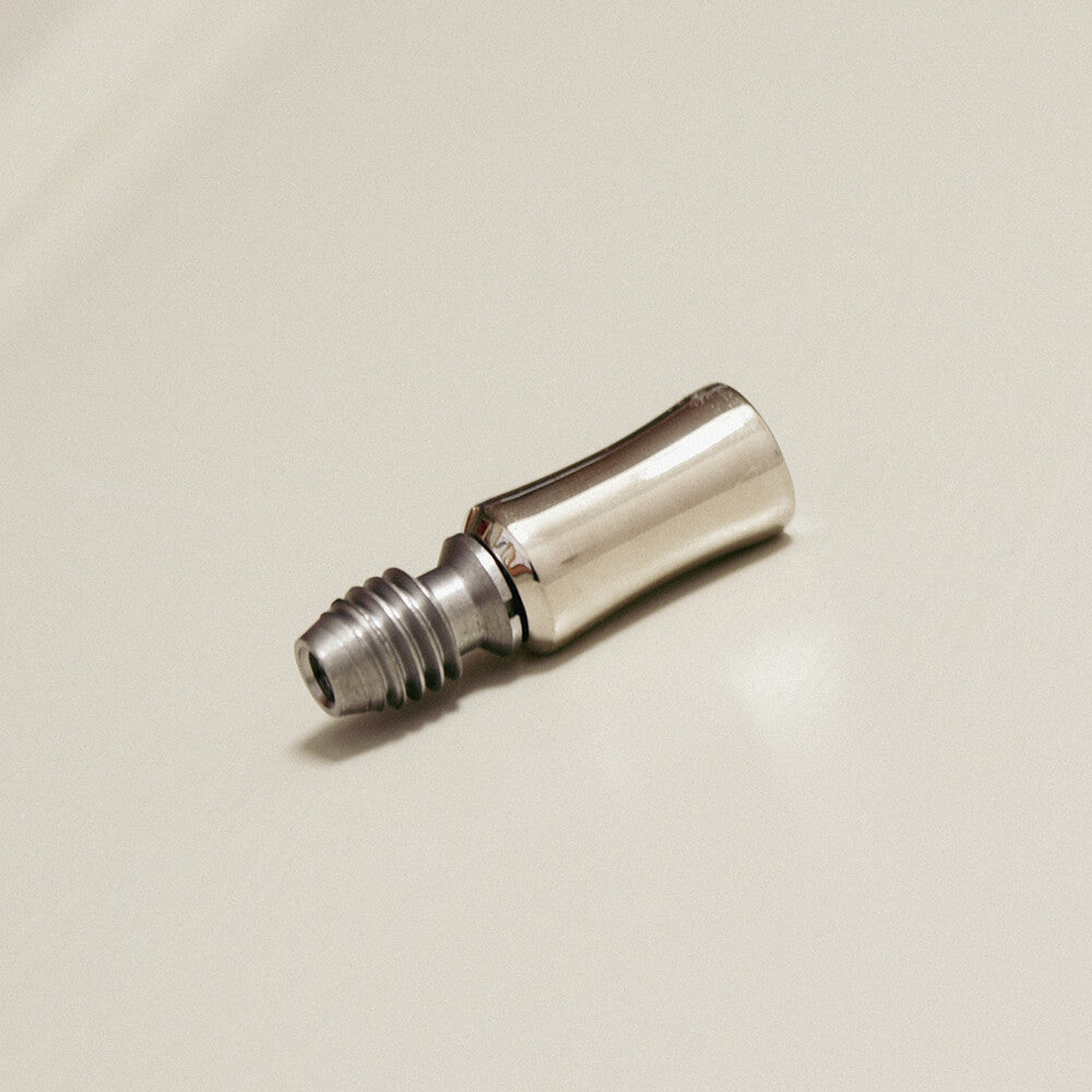 Polished Nickel Concave Sash Window Stop - Vintage Style Window Hardware for Home Security & Child Safety - Perfect for Historic Homes & Interior Design Projects