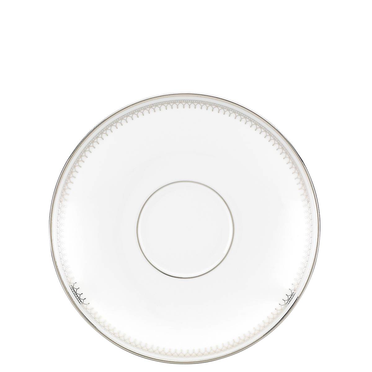 Belle Haven Saucer - Elegant Porcelain Dessert Plate Set of 4, Perfect for Afternoon Tea, Wedding Favors, and Party Serving - Microwave & Dishwasher Safe