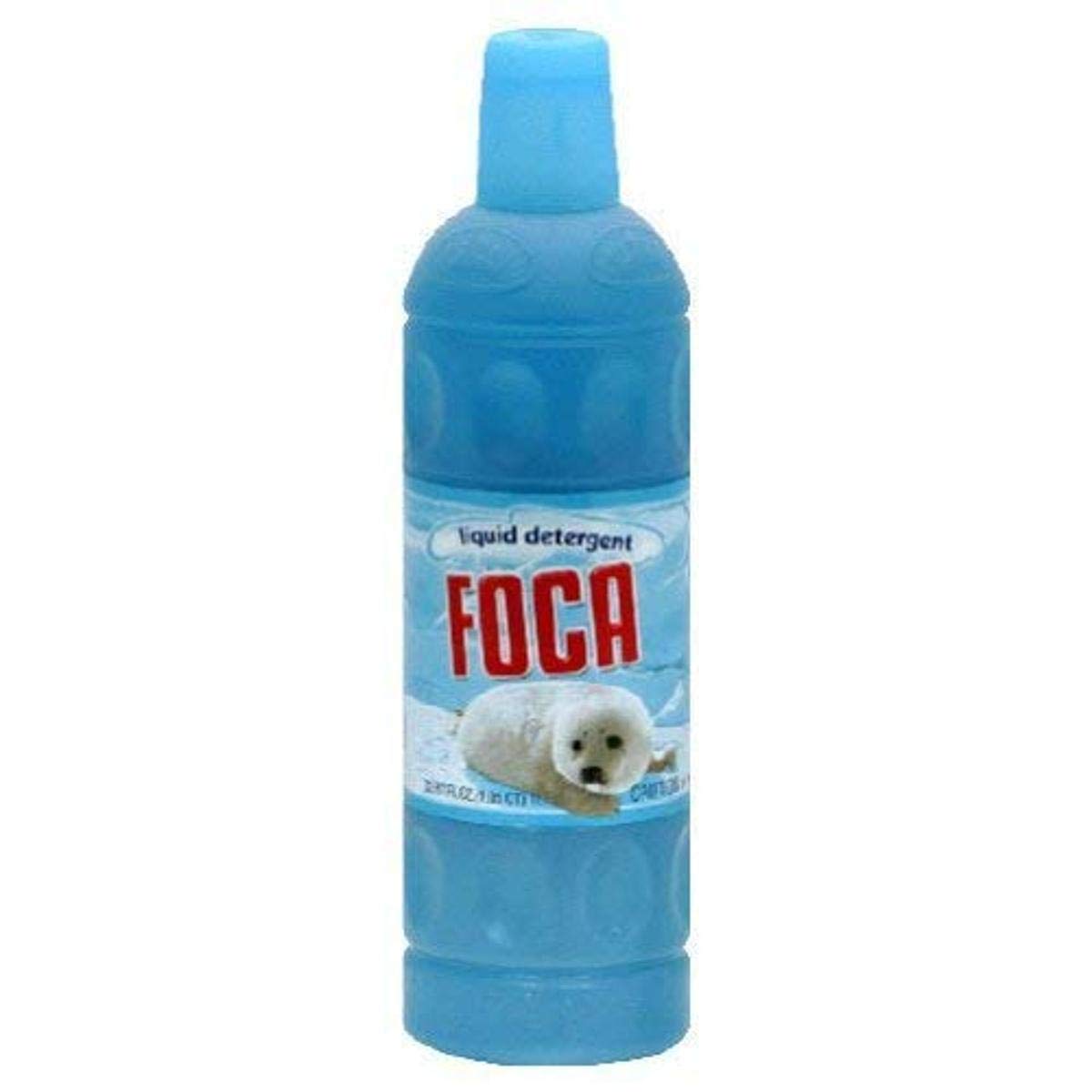 Foca Liquid Laundry Detergent - 33.8 Oz (1 Liter) | High-Efficiency HE Safe | Deep Cleaning for All Fabrics | Perfect for Families, Gym Clothes & Heavy Stains