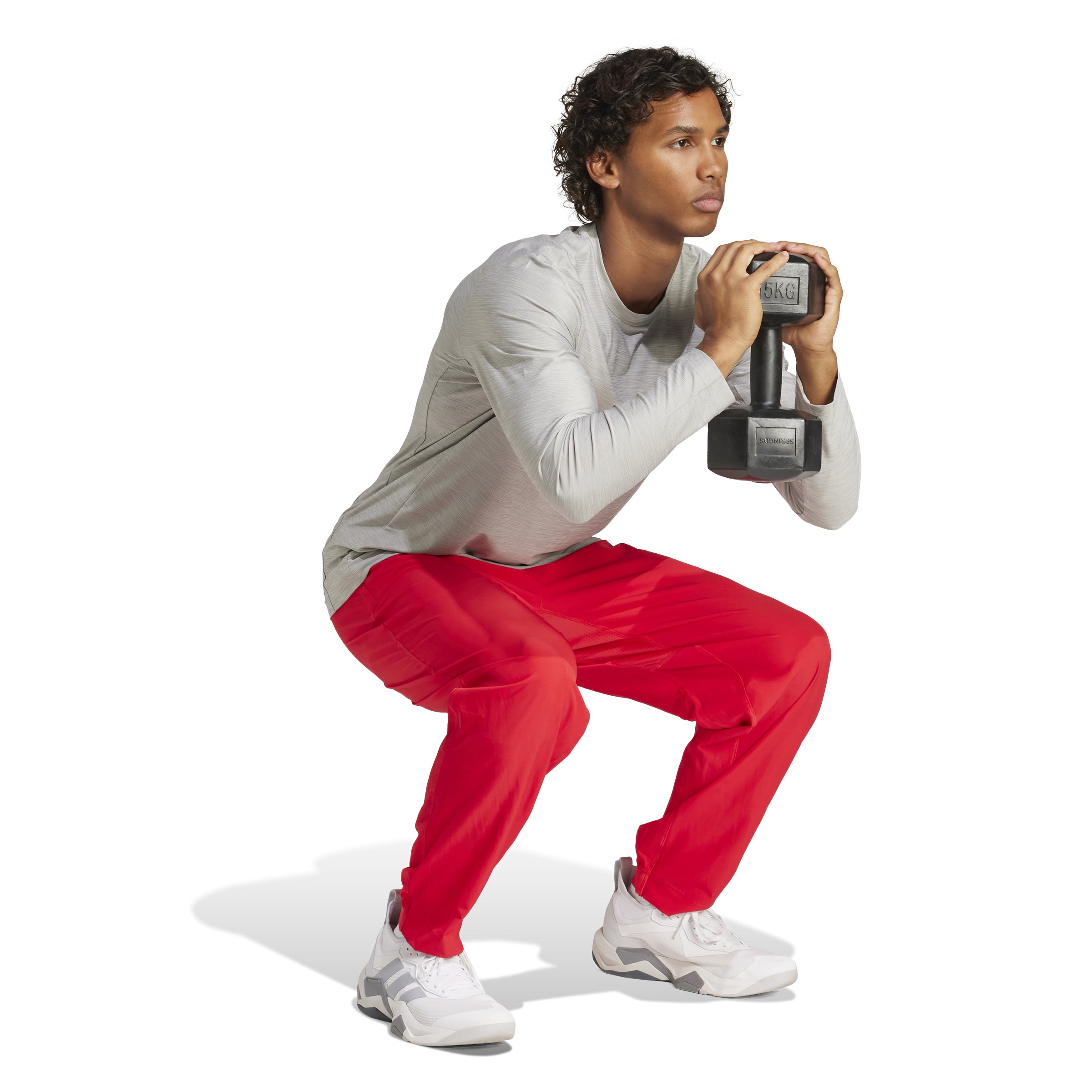 Adidas Train Essentials Long Sleeve Baselayer Top for Men - Moisture Wicking Workout Shirt for Running, Gym & Training