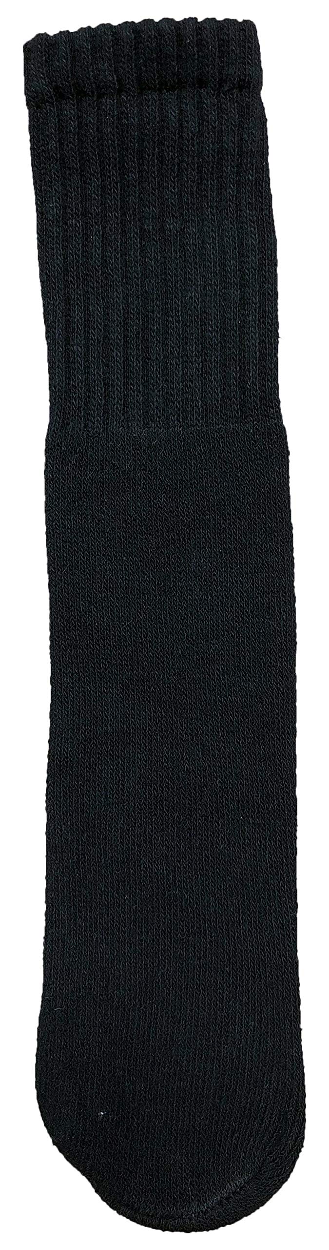 **Yacht & Smith Wholesale Bulk Pack Kids Cotton Tube Socks - Boys & Girls Referee Style Socks for Sports, School & Casual Wear**