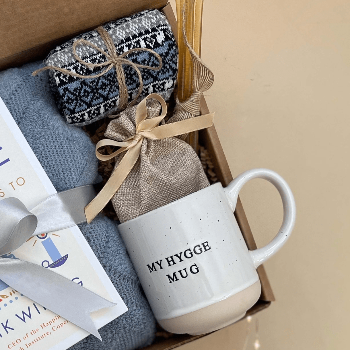 Five Star Hygge Gift Box Set - Thoughtful Gender Neutral Present for Men & Women - Spread Happiness & Positive Vibes - Perfect for Birthdays, Anniversaries & Self-Care Moments