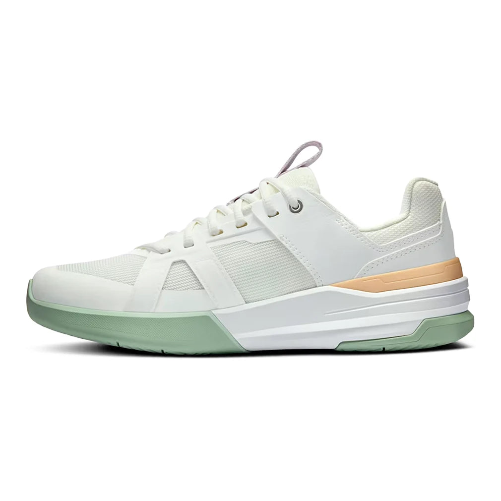 **Roger Federer Pro Tennis Shoes for Women - White & Mineral - Lightweight & Breathable for Court Performance & Casual Wear**