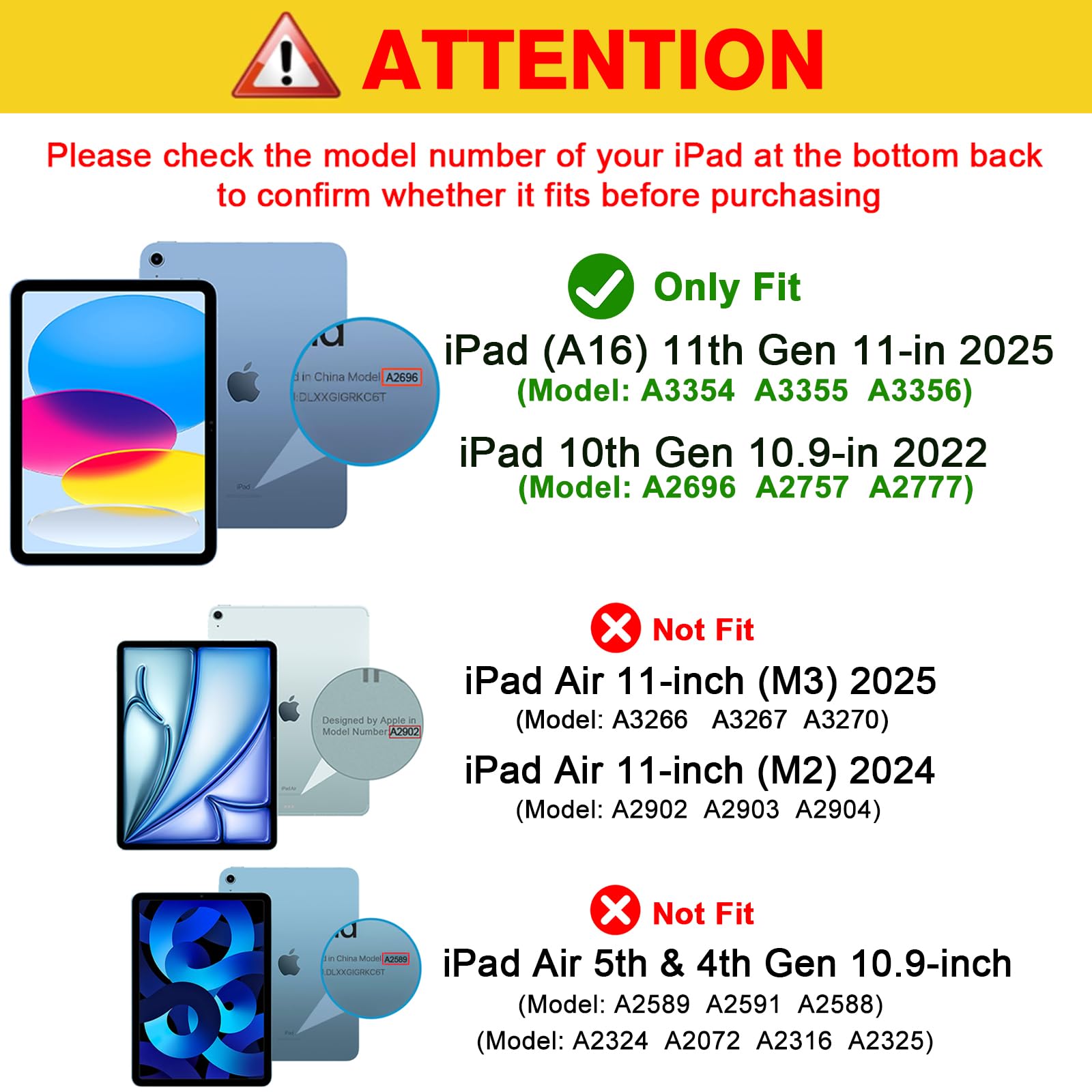 ProCase iPad 11th Generation Case (2025 A16) & iPad 10th Generation Case 10.9 Inch (2022) - Slim Smart Stand Protective Cover with Translucent Hard Back, Auto Wake/Sleep - Purple | Perfect for Work, School & Travel