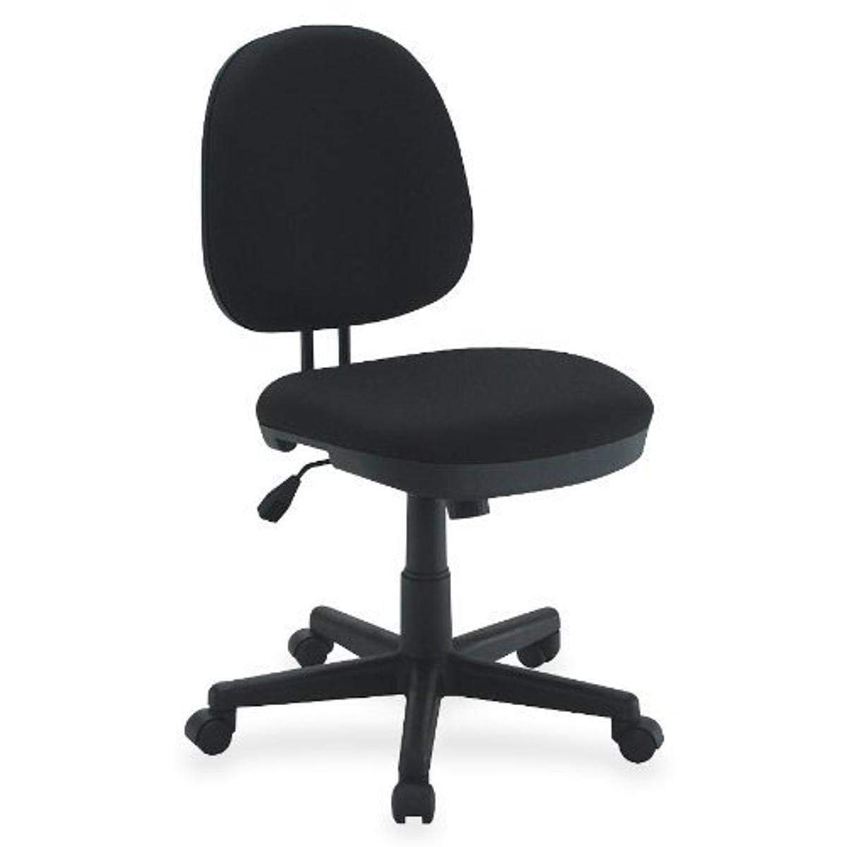 Lorell Ergonomic Contoured Back Tilt Task Chair - Adjustable Office Chair for Home & Work, Perfect for Long Hours Sitting at Desk or Computer Workstation