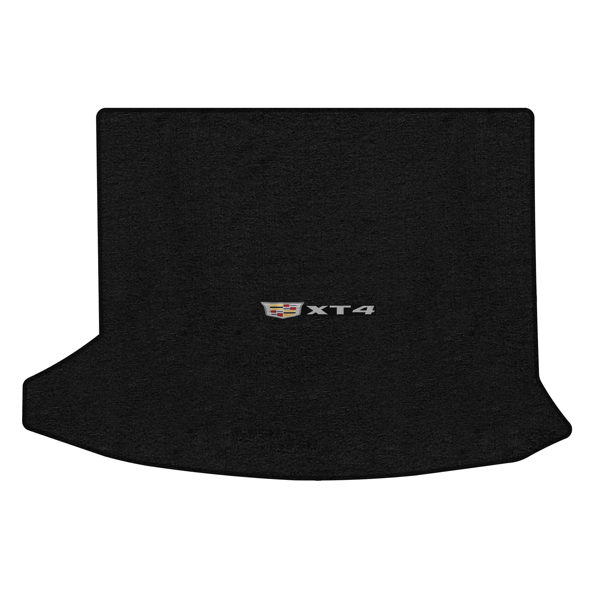 Premium Custom-Fit Carpeted Floor Mats for Cadillac XT4 2019-2024 - Luxury Car Floor Liners with XT4 Logo (Charcoal, Includes Cargo Mat) - Perfect for All-Weather Protection & Enhanced Interior Style