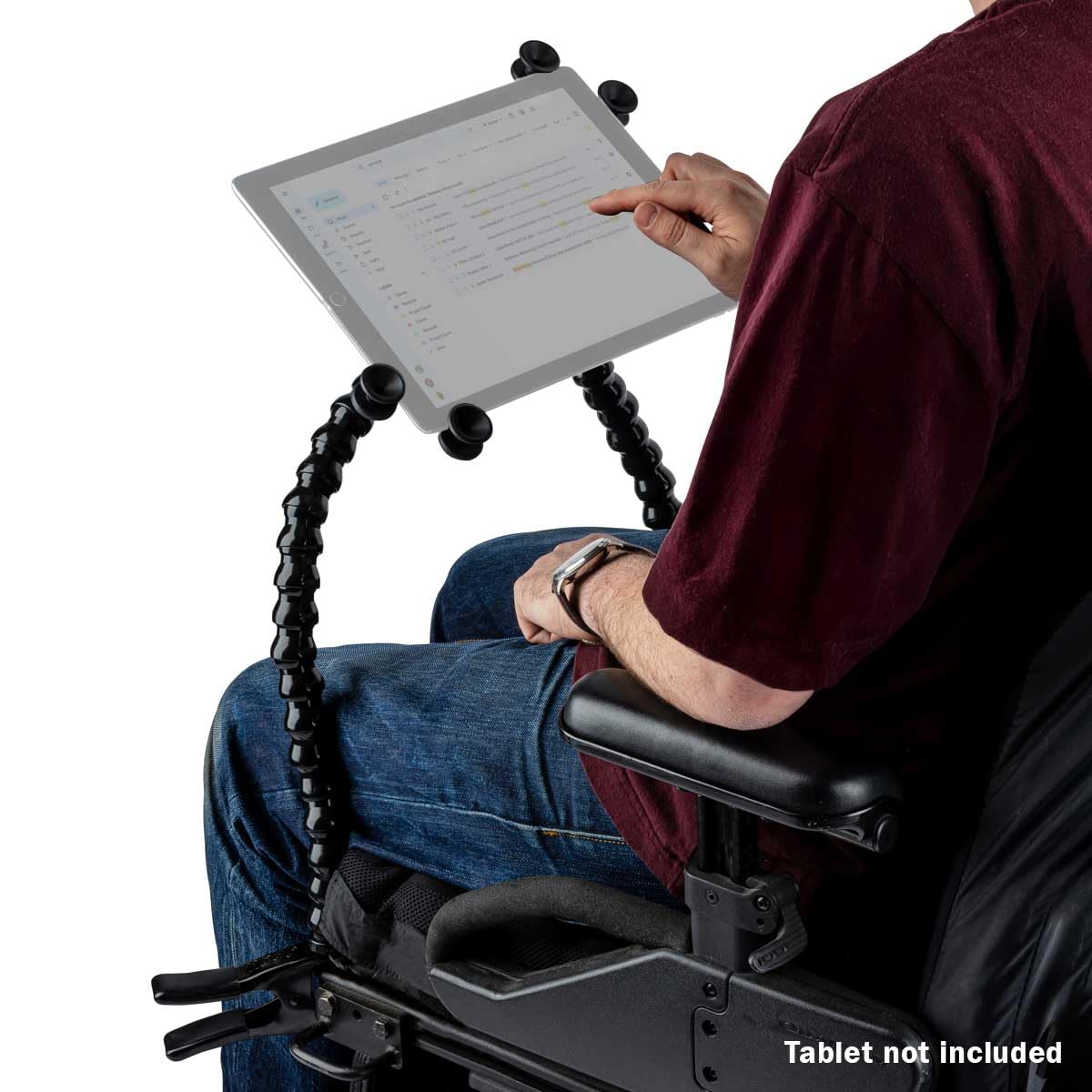 MOGO ModularHose Tablet Holder with Heavy Duty Spring Clamp (2