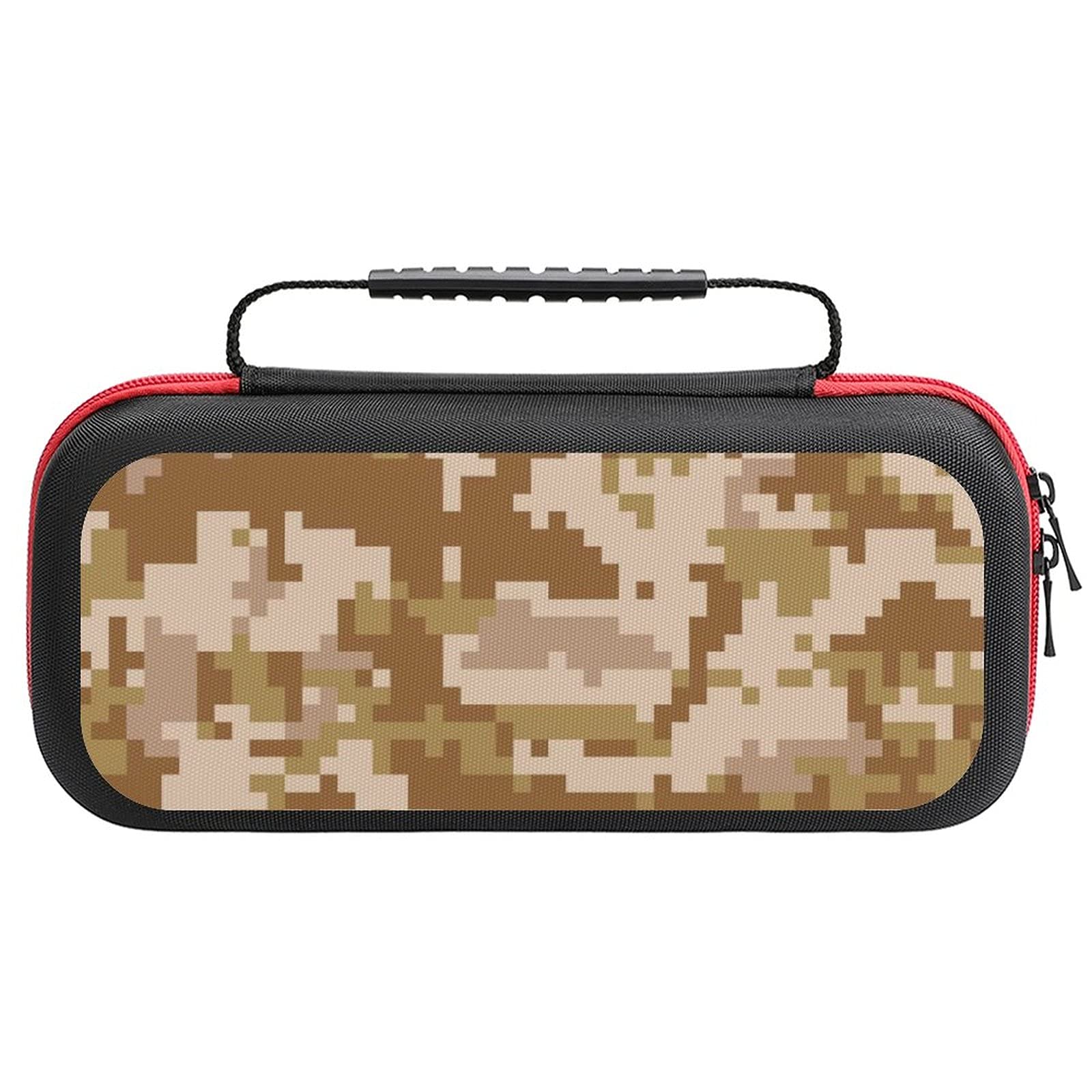 Nintendo Switch Lite Carrying Case with Desert Camouflage Print - Portable Travel Storage Bag for Switch Lite & Accessories | Perfect for Gaming On-The-Go & Travel Protection